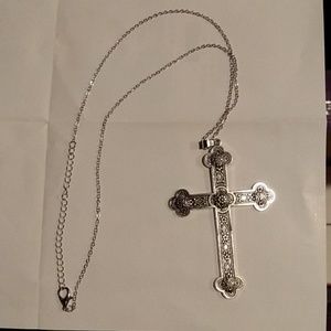 Large cross necklace